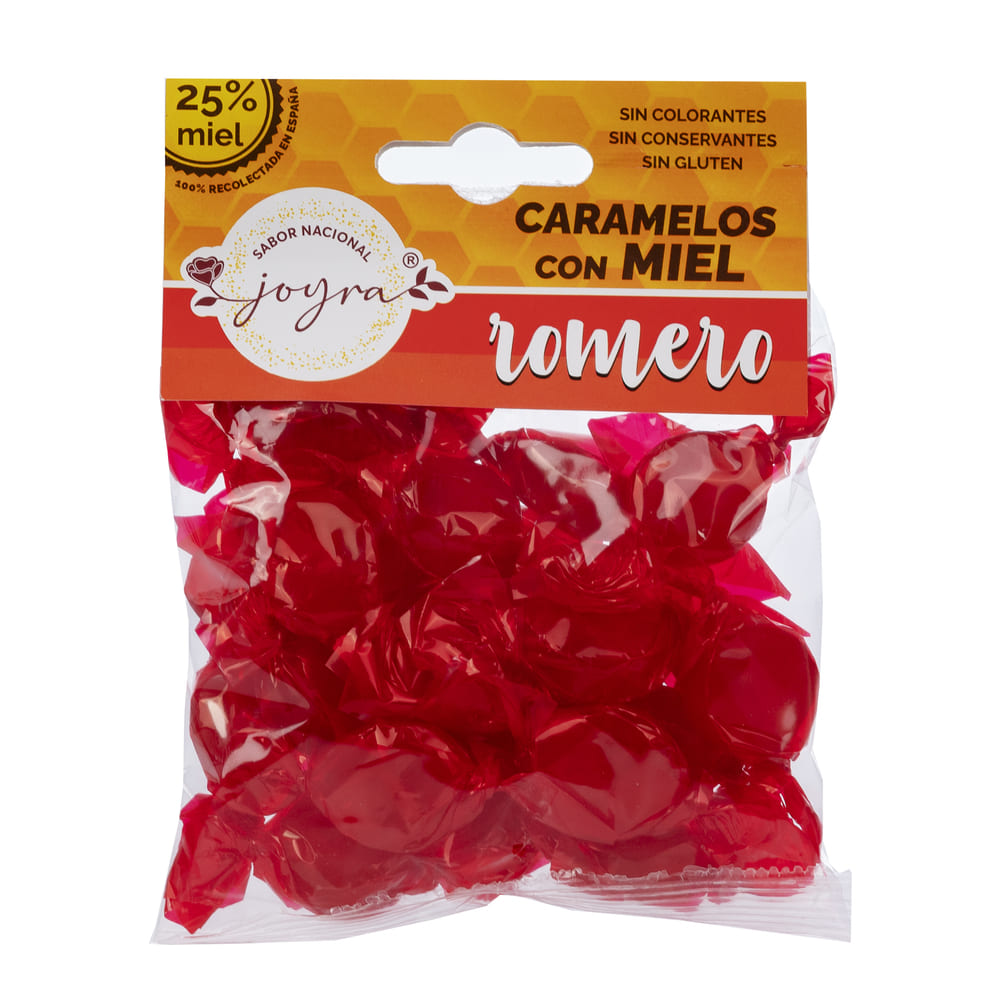Caramelos con miel y romero 100 gr.