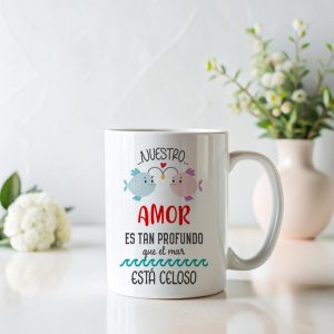 Taza Nuestro amor es tan profundo ...