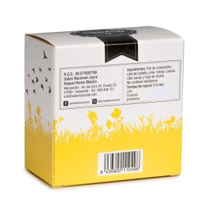 Infusion para la digestion en caja de 15 piramides reverso