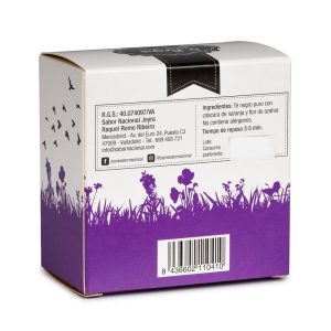 Te negro en caja de 15 piramides reverso