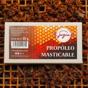 Propóleo masticable con fondo