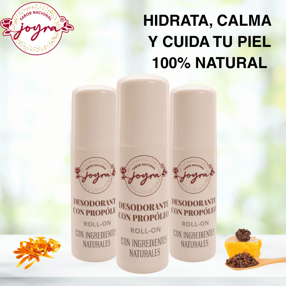 Beneficios del desodorante natural con propóleo Joyra