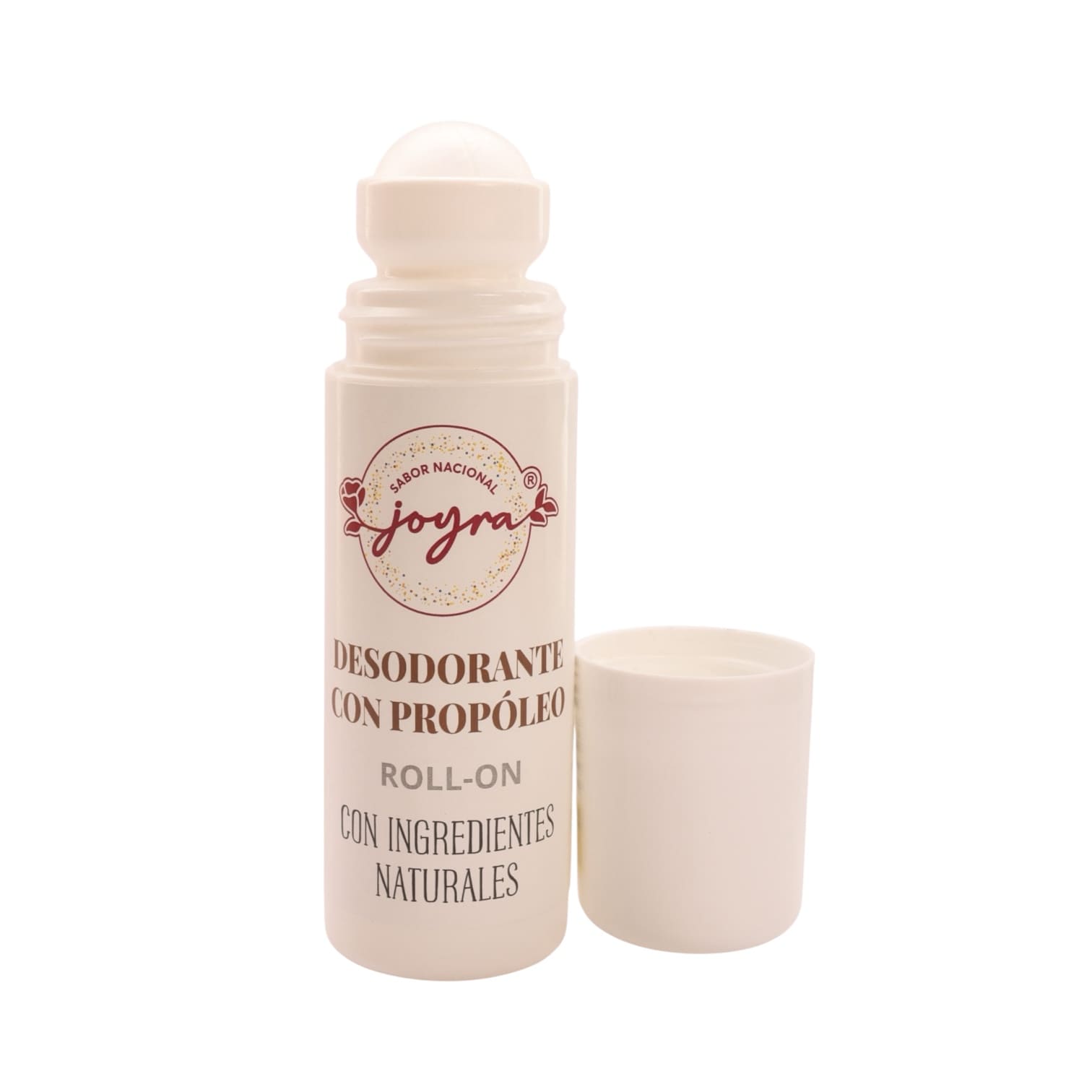 Mostrando el roll-on del Desodorante Natural