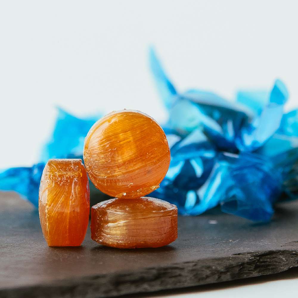 Mostrando los caramelos de Miel y Malvavisco
