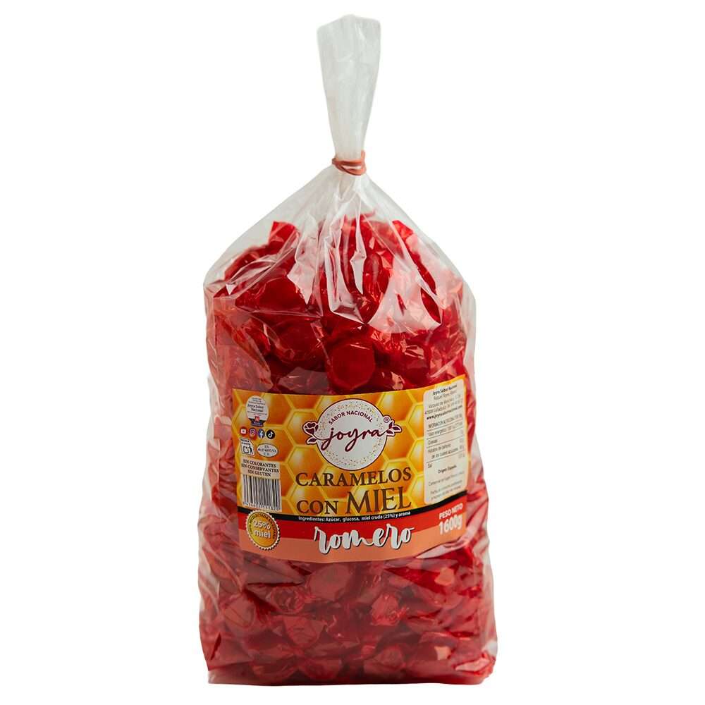 Caramelos con miel y romero 1600 gr.